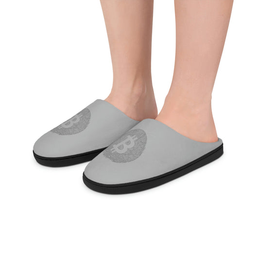 Bitcoin Women's Indoor Slippers, BTC7