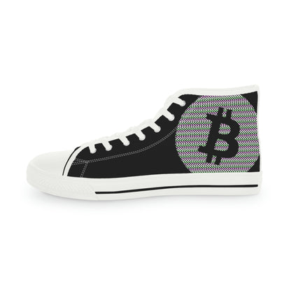 Bitcoin Men's High Top Sneakers, BTC6