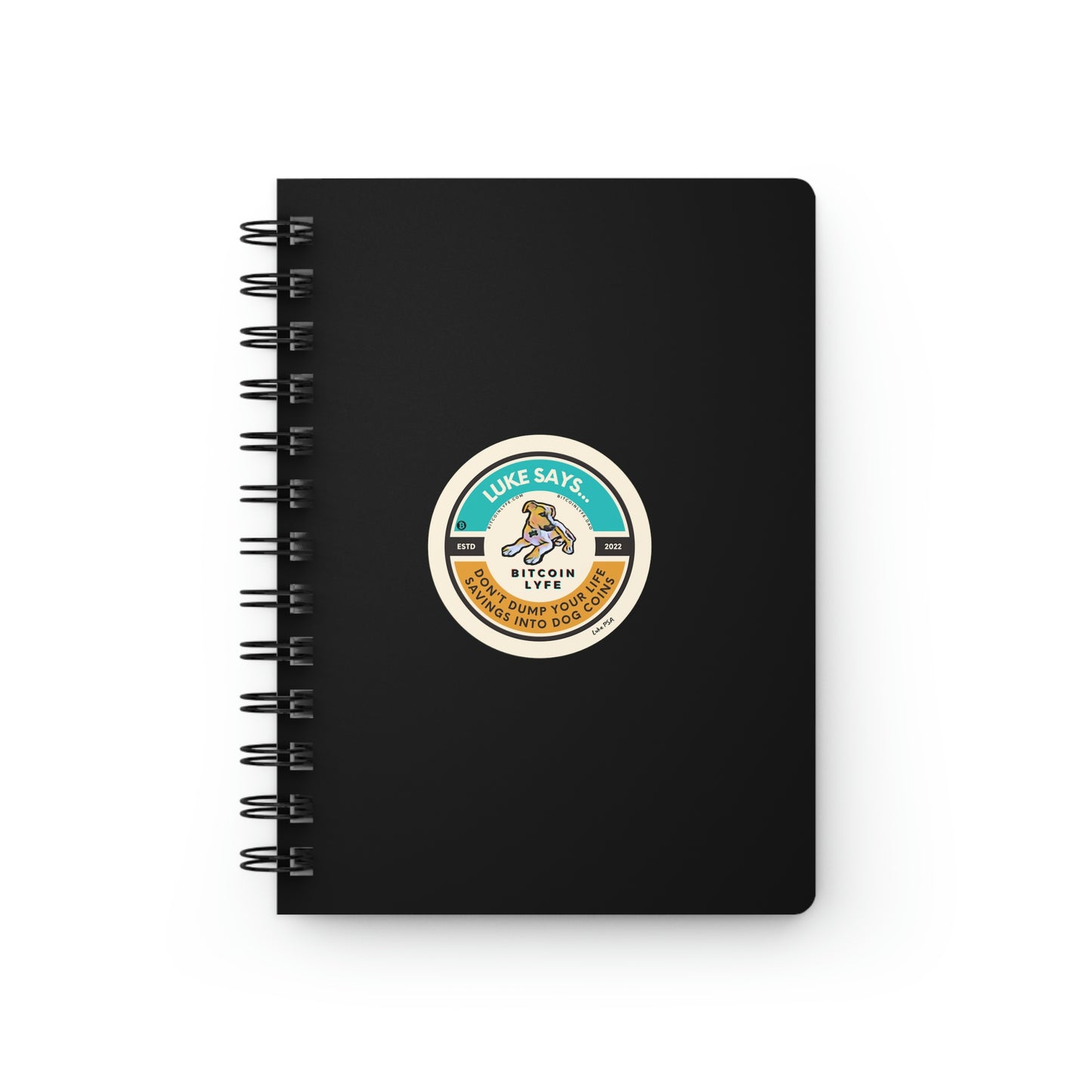 Luke PSA Spiral Bound Journal, Dog Coins