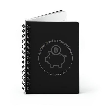 Bitcoin LYFE Spiral Bound Journal, Satoshi Saved