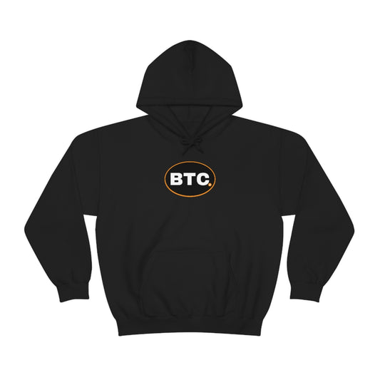 Bitcoin Oval #3 Hoodie, Blackout Version