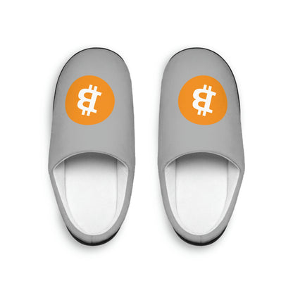 Bitcoin Women's Indoor Slippers, BTC2