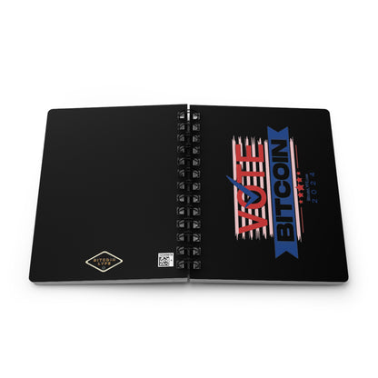 Vote Bitcoin Spiral Bound Journal