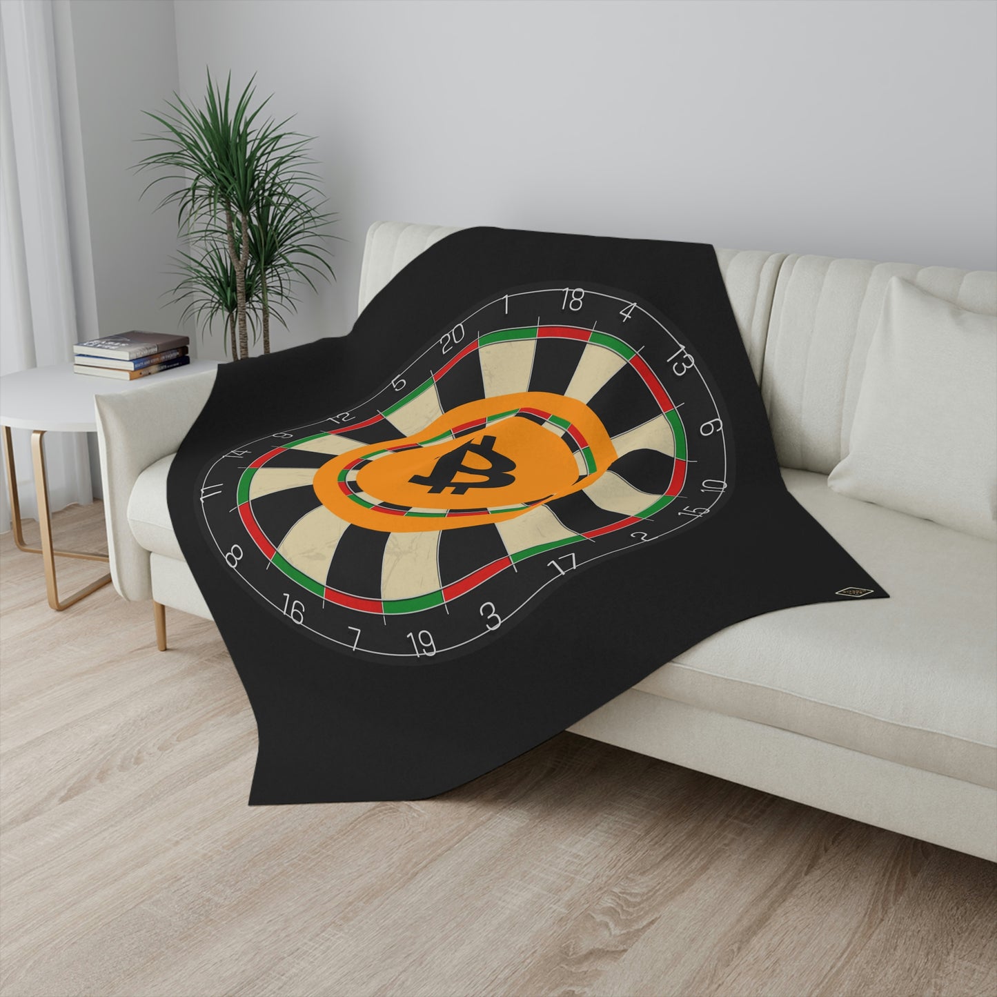 B Marks the Spot Sherpa Blanket