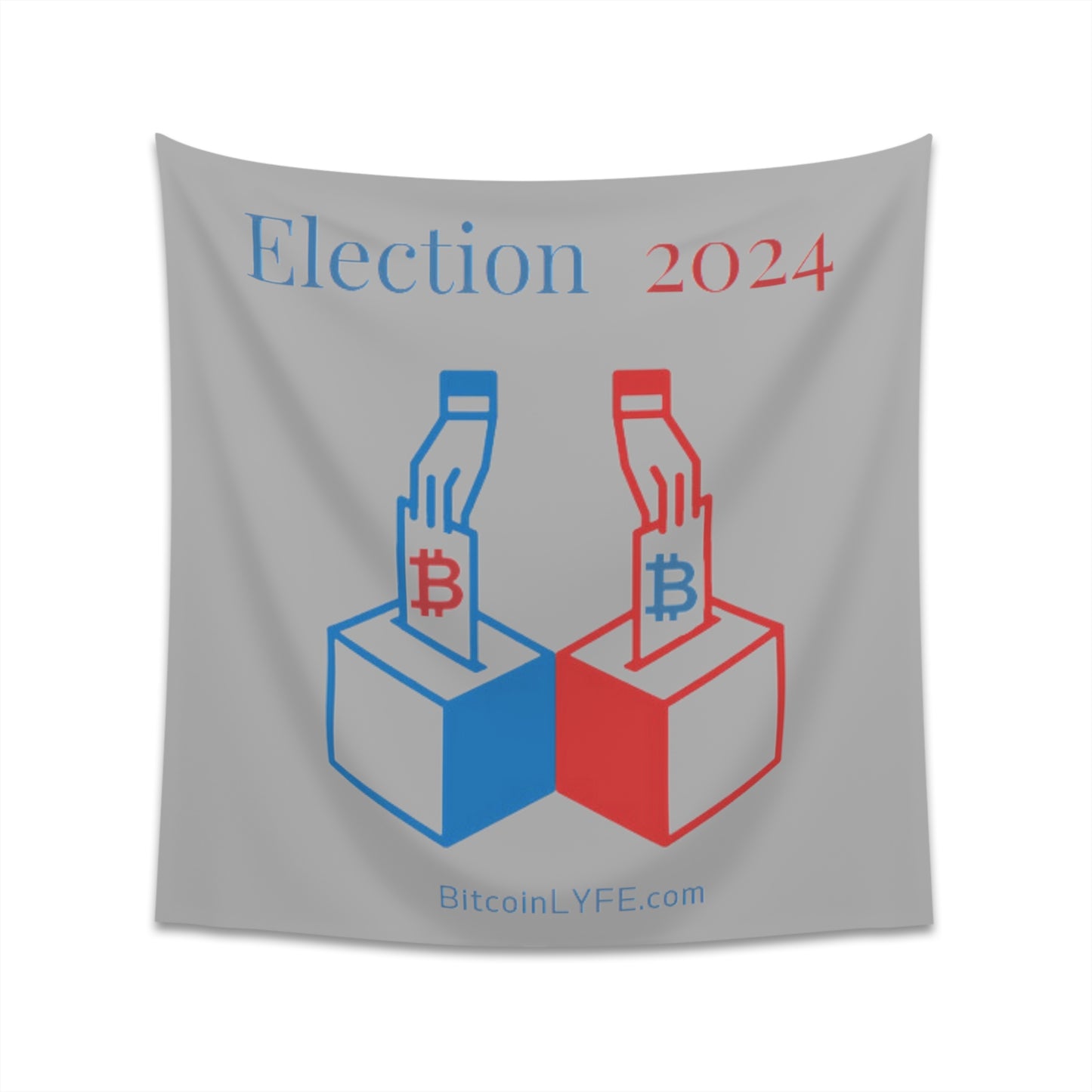 Bit-Election Printed Wall Tapestry