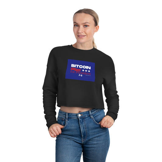 Vote - Bitbush Women's Cropped Sweatshirt