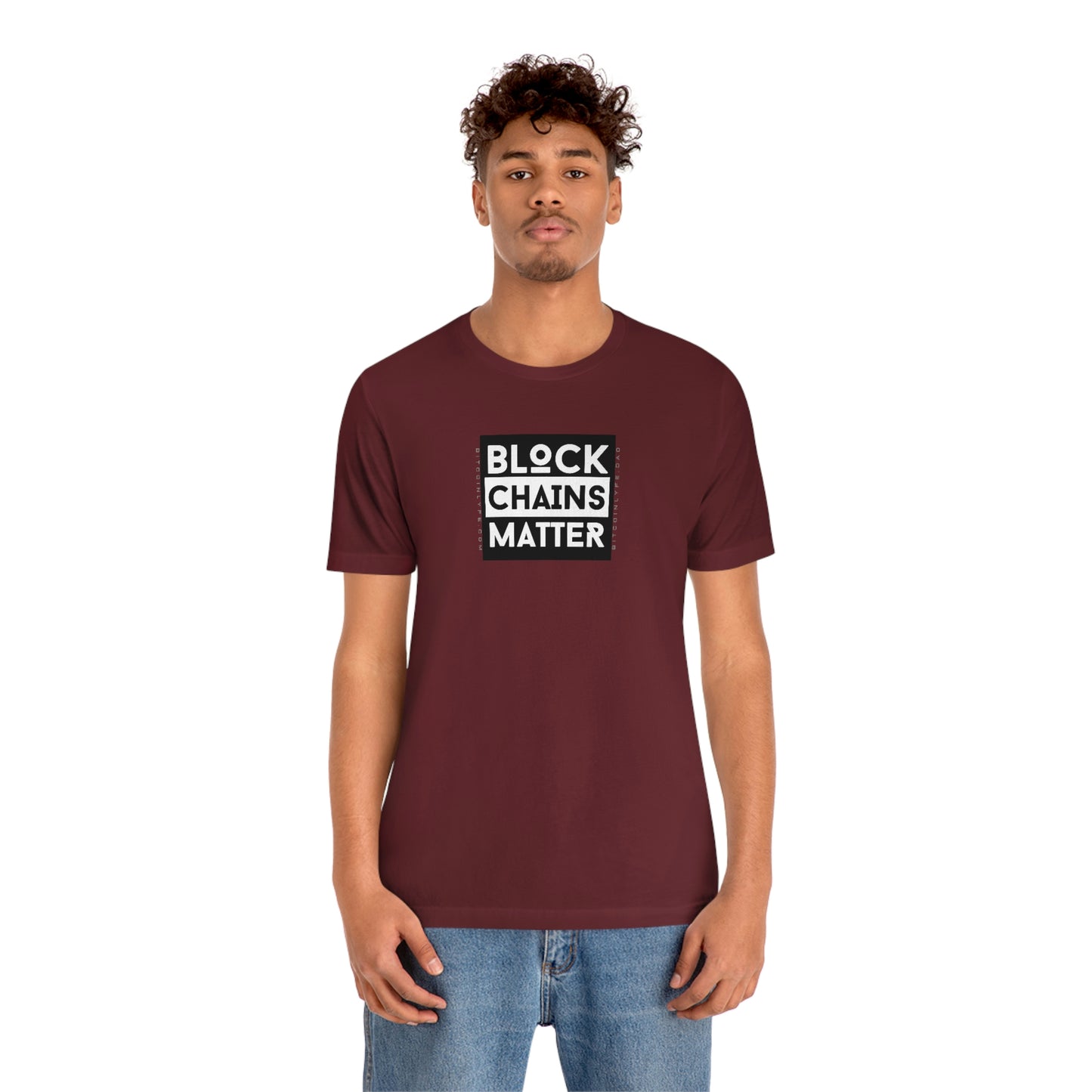 Bitcoin LYFE Block Chains Matter T-Shirt