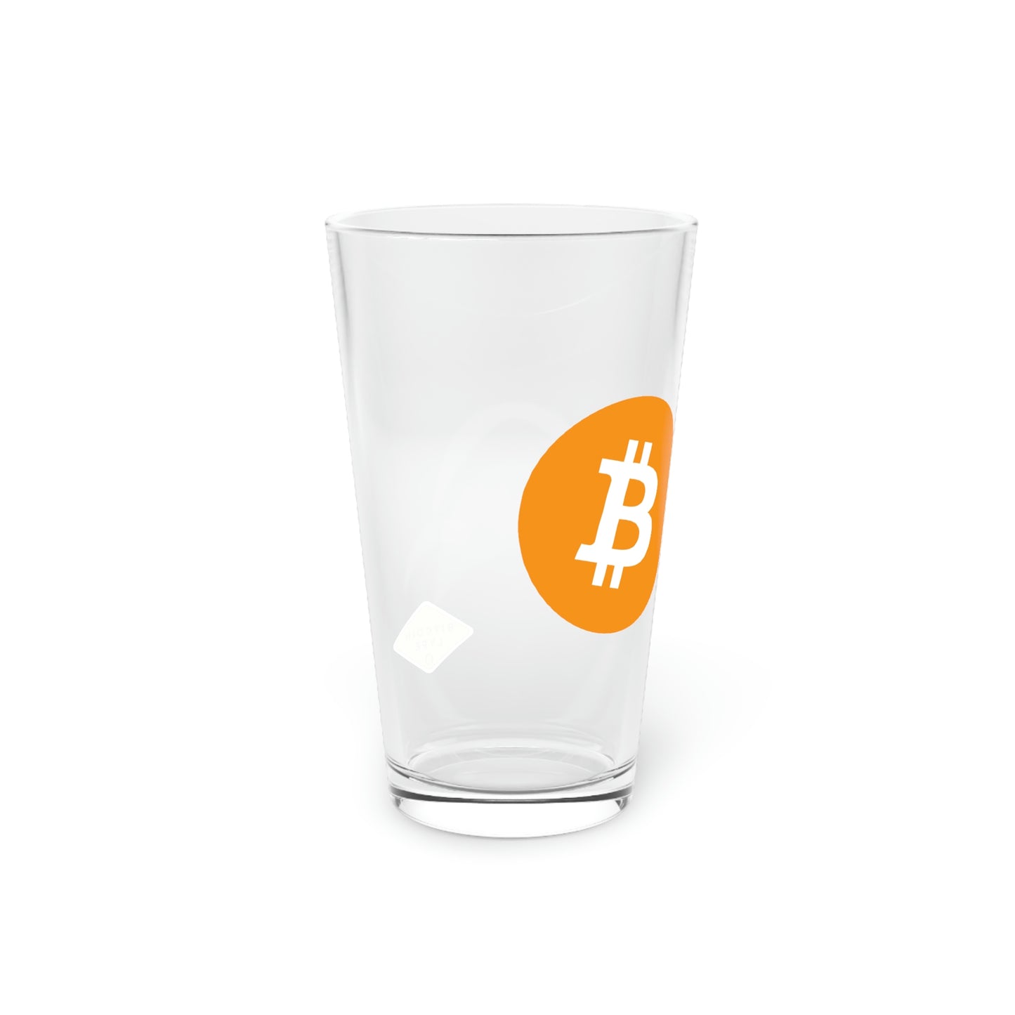 Bitcoin Pint Glass, BTC2