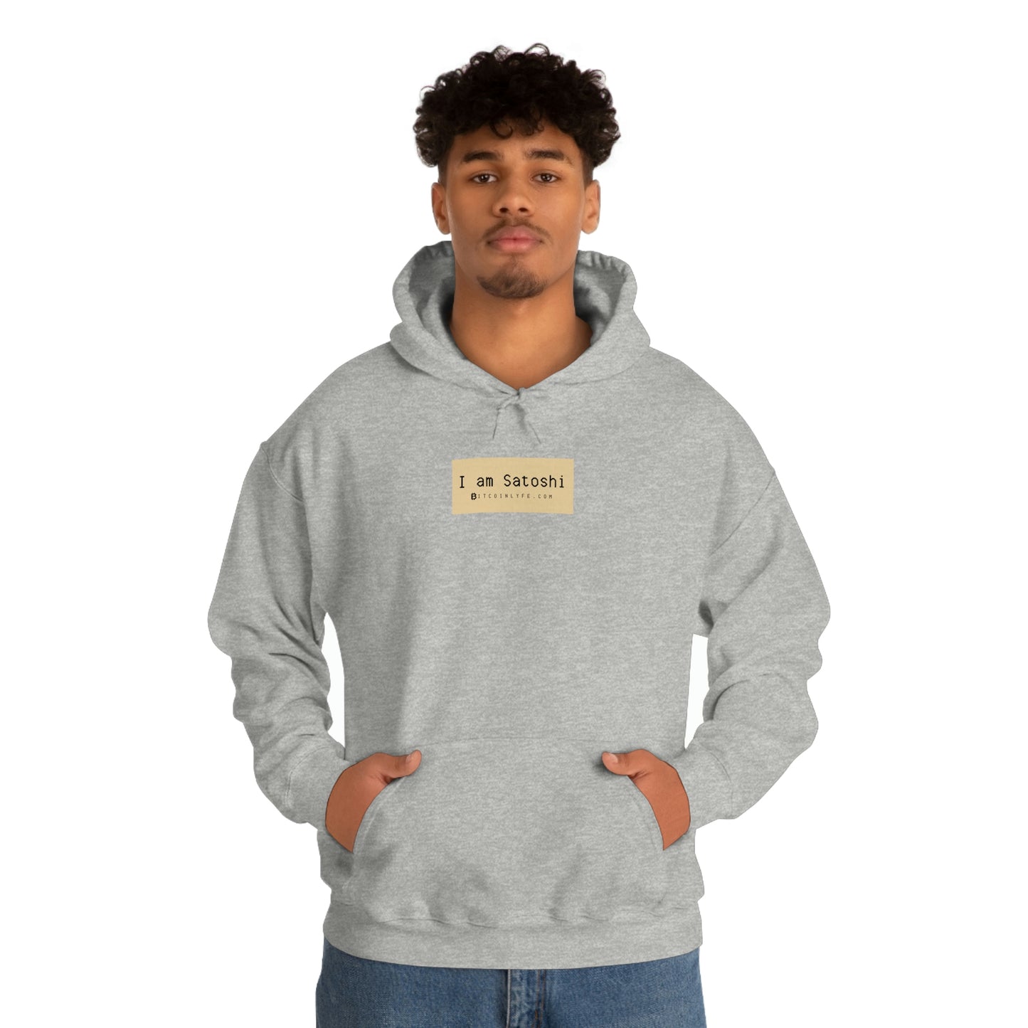 I am Satoshi Hooded Sweatshirt - Five