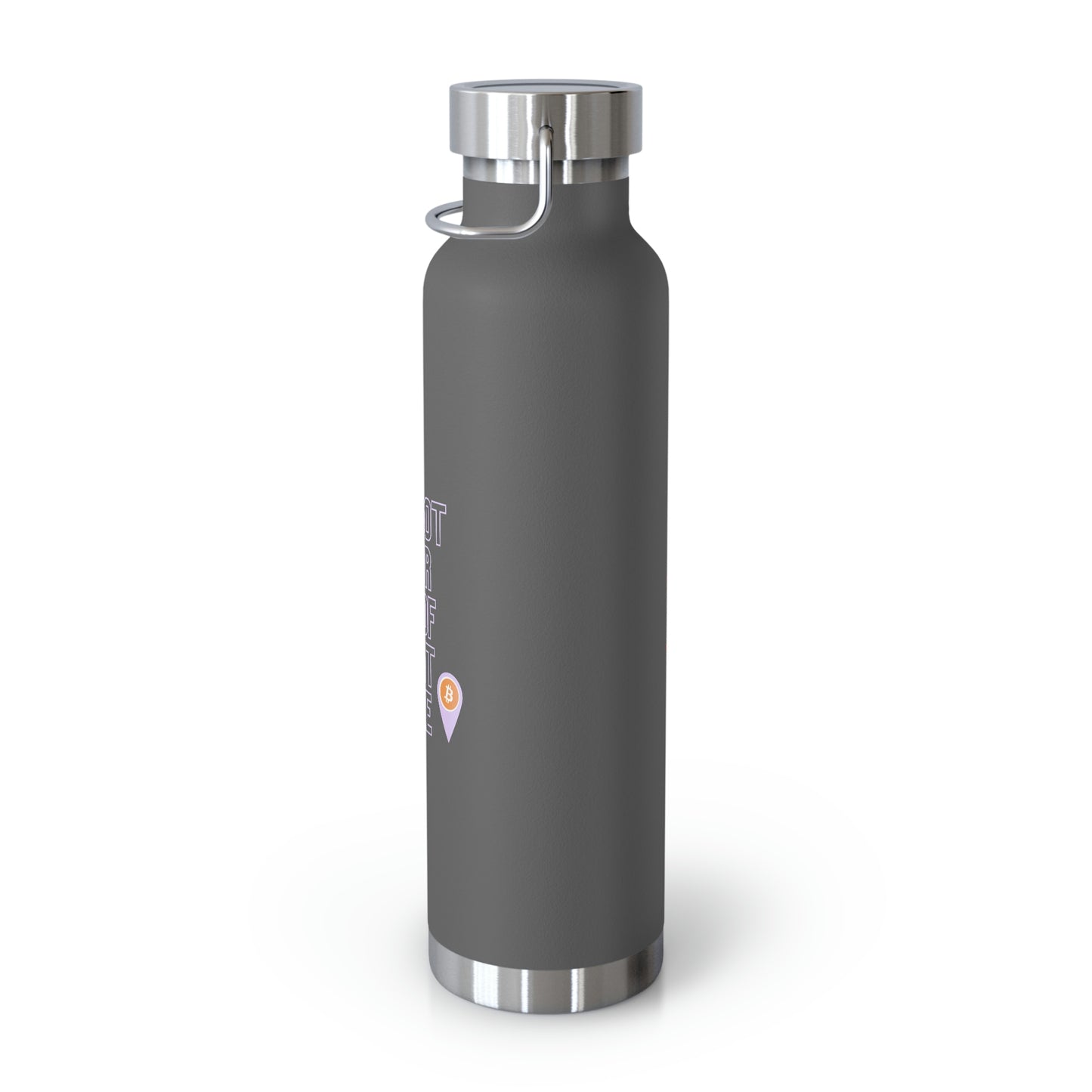 BTC Proof Right Here 22oz Vacuum Insulated Bottle #2