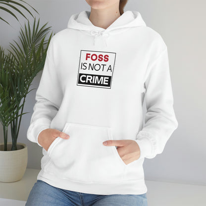 FOSS is Not a Crime Hooded Sweatshirt