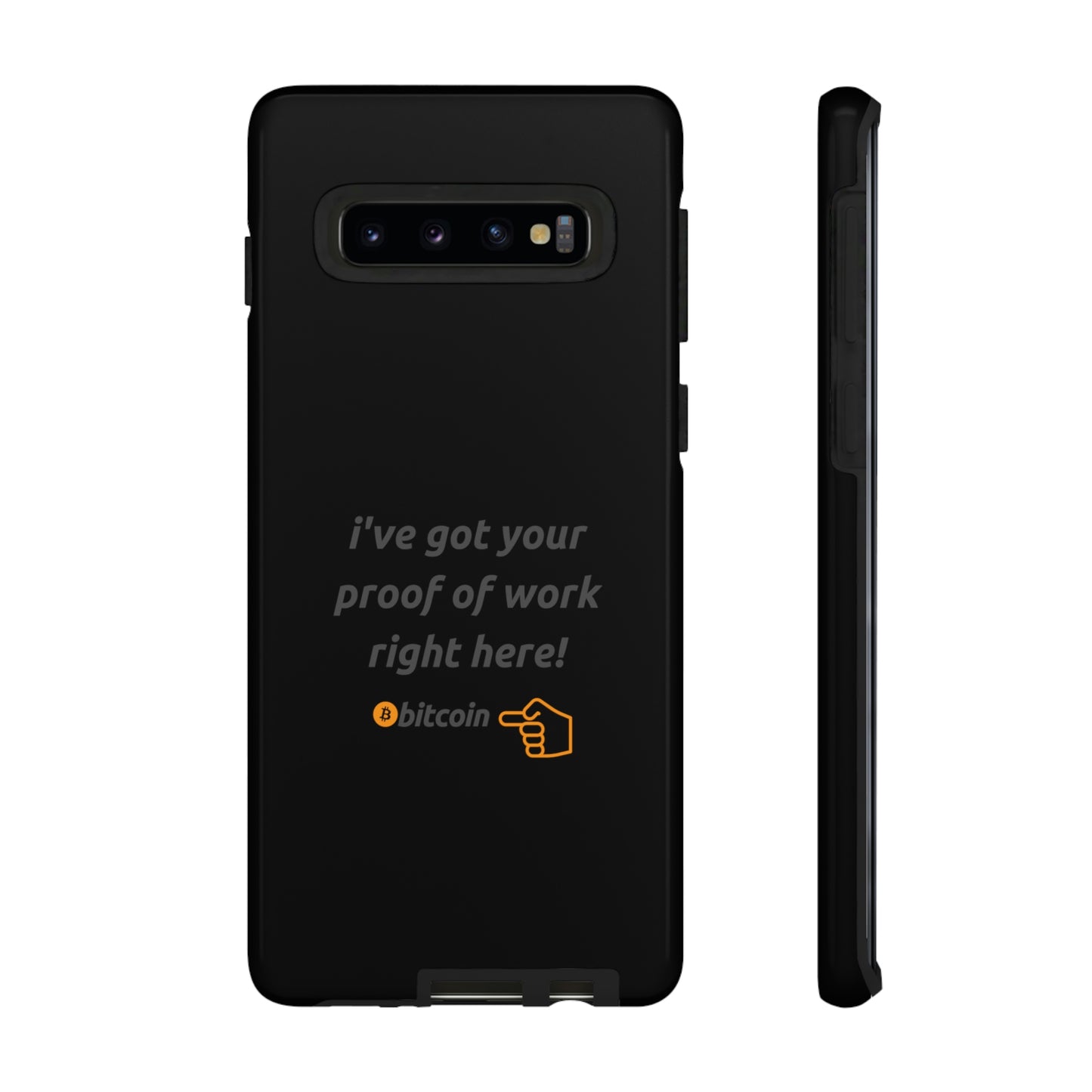 Tough Phone Case - BTC Proof Right Here #4