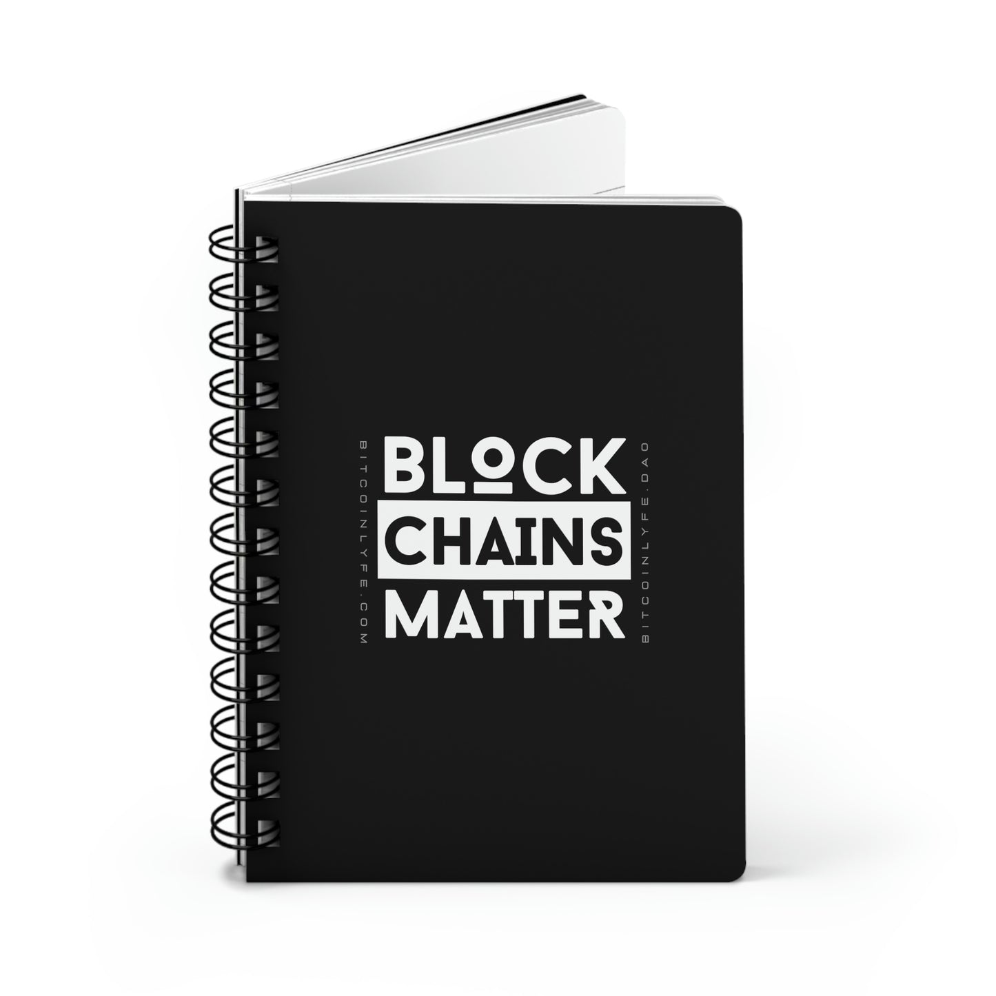 Bitcoin LYFE Spiral Bound Journal, Block Chains Matter