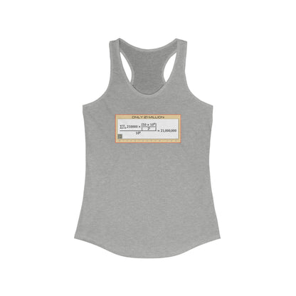 Bitcoin LYFE 21M Racerback Tank