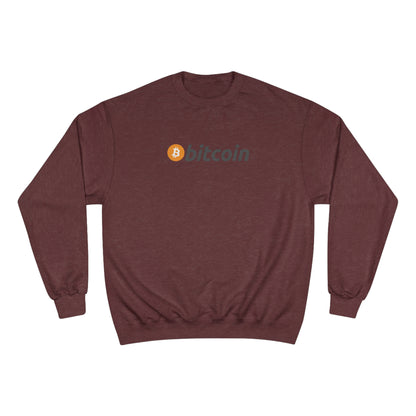 Bitcoin Champion Sweatshirt, BTC1 Horizontal