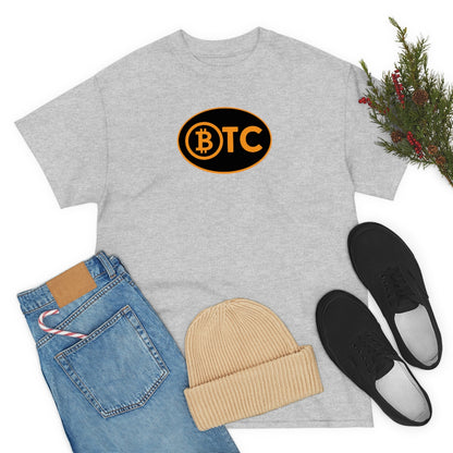 BTC Oval #5 Cotton T-Shirt, Blackout Version