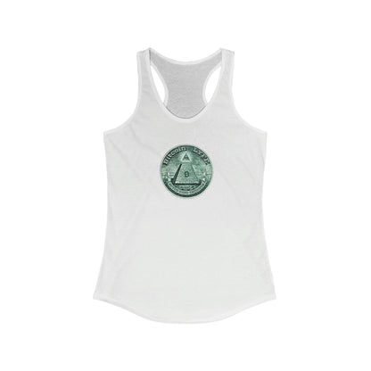 Bitcoin LYFE Pyramid Women's Racerback Tank