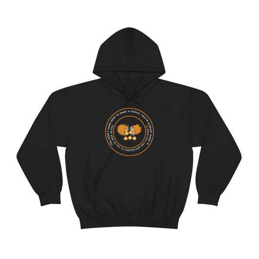 Already Here Orange Pill Hooded Sweatshirt