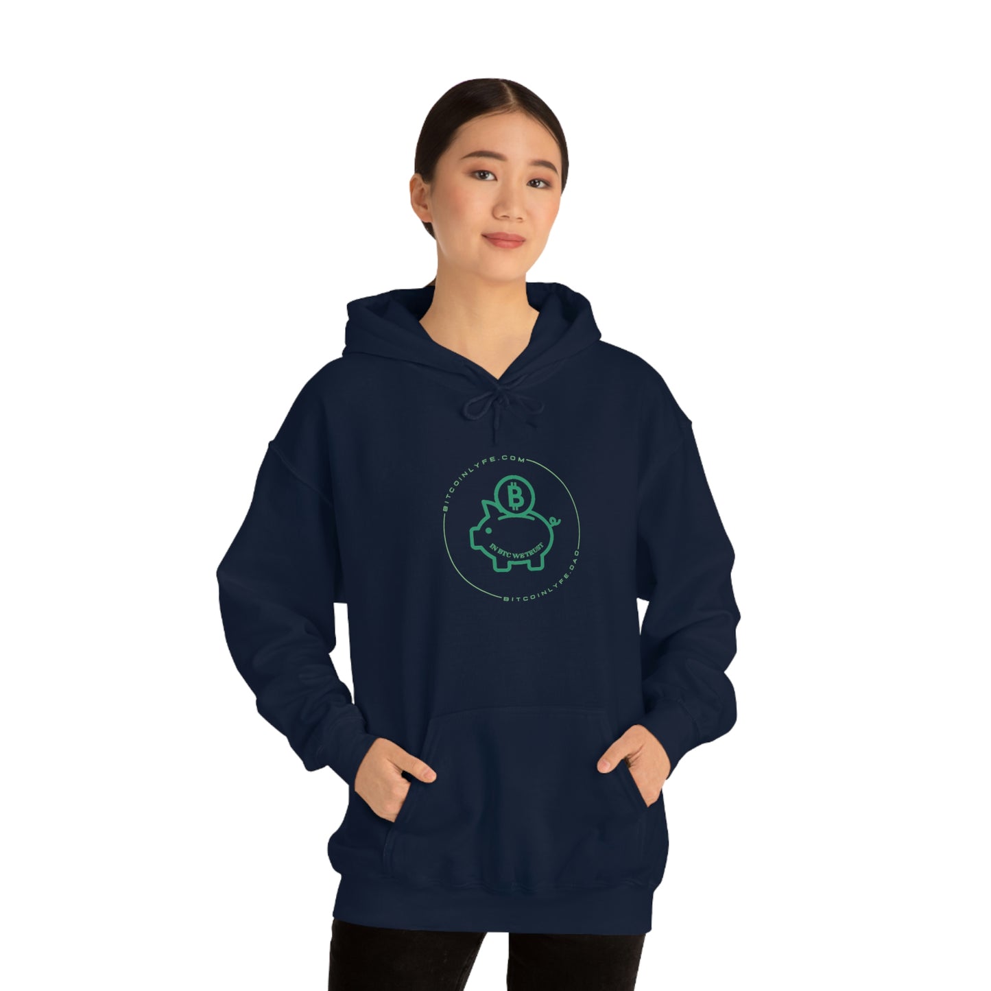 Bitcoin LYFE Piggy Bank Hoodie