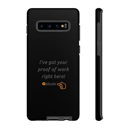 Tough Phone Case - BTC Proof Right Here #4