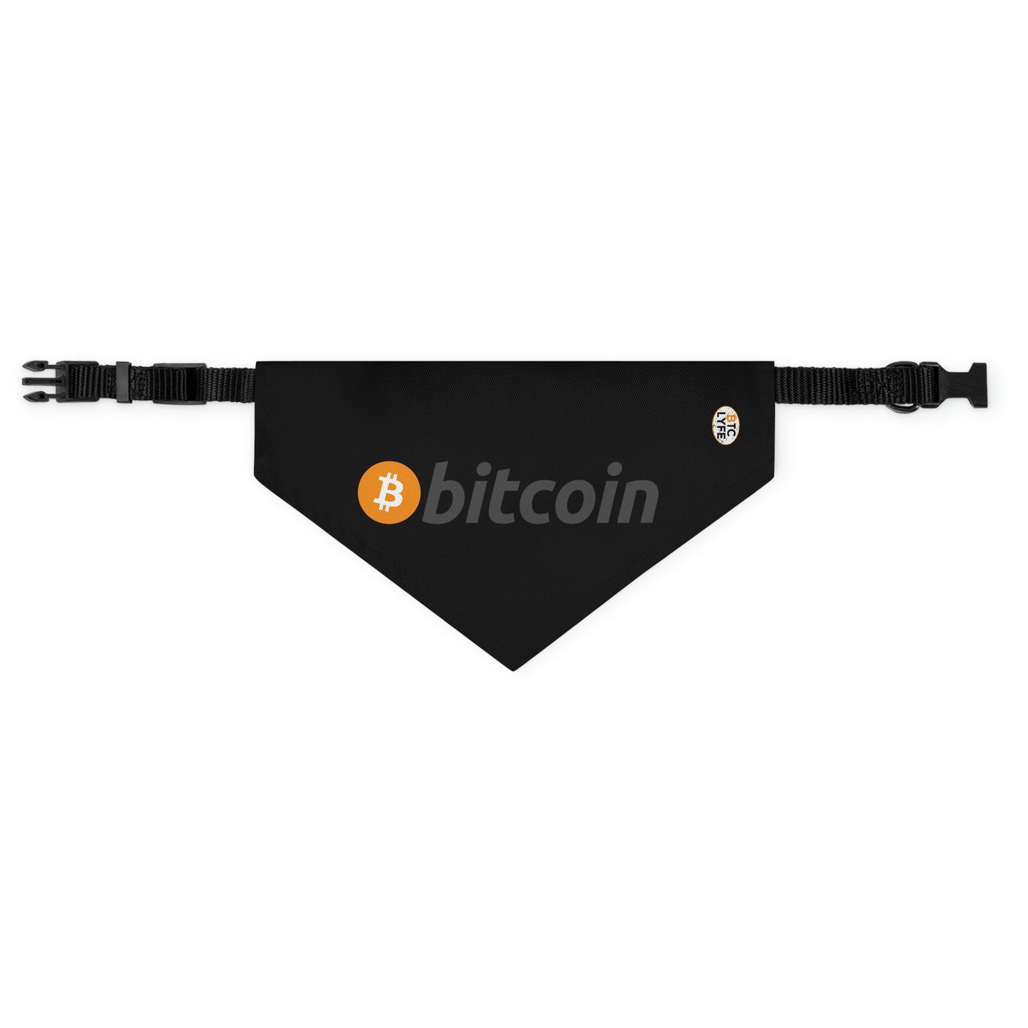 Bitcoin Pet Bandana Collar, BTC1