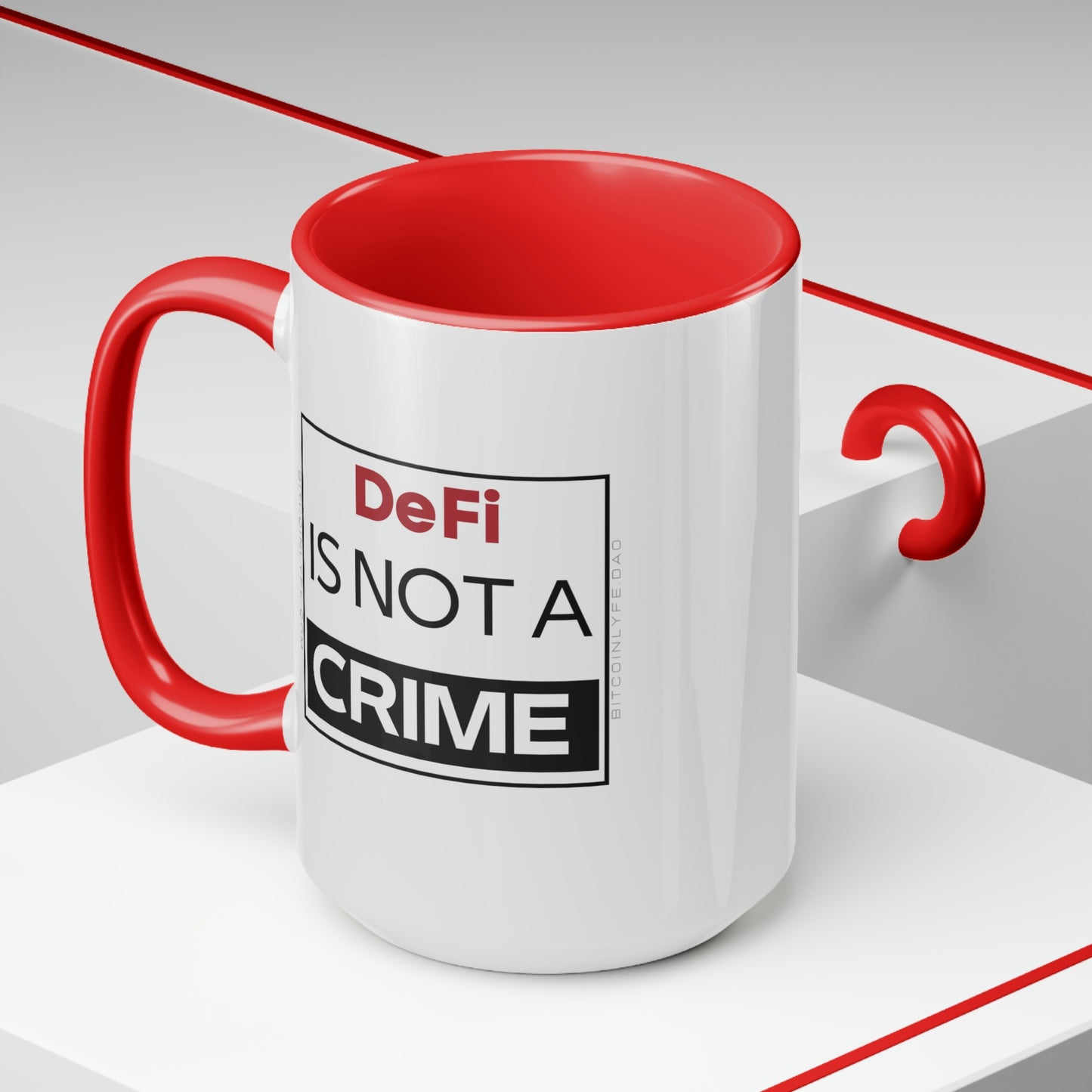 DeFi is Not a Crime Mug, 15oz