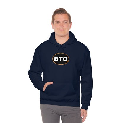 Bitcoin Oval #3 Hoodie, Blackout Version