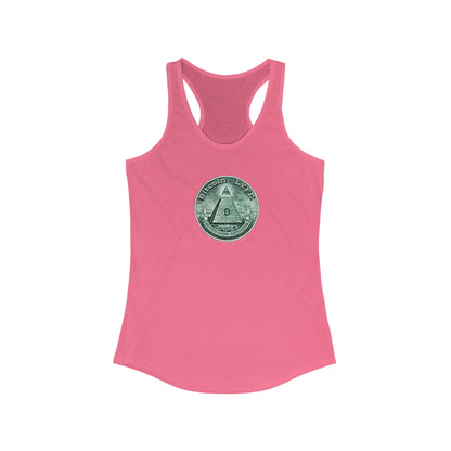 Bitcoin LYFE Pyramid Women's Racerback Tank