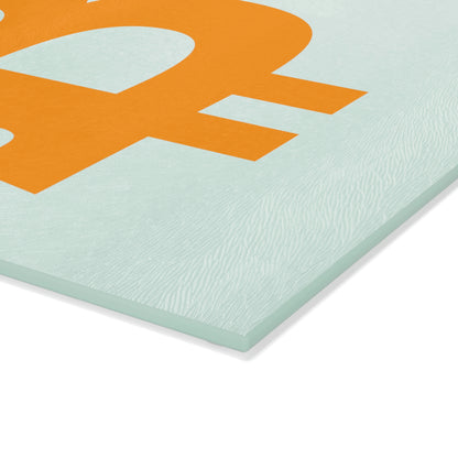 Bitcoin Glass Cutting Board, BTC3