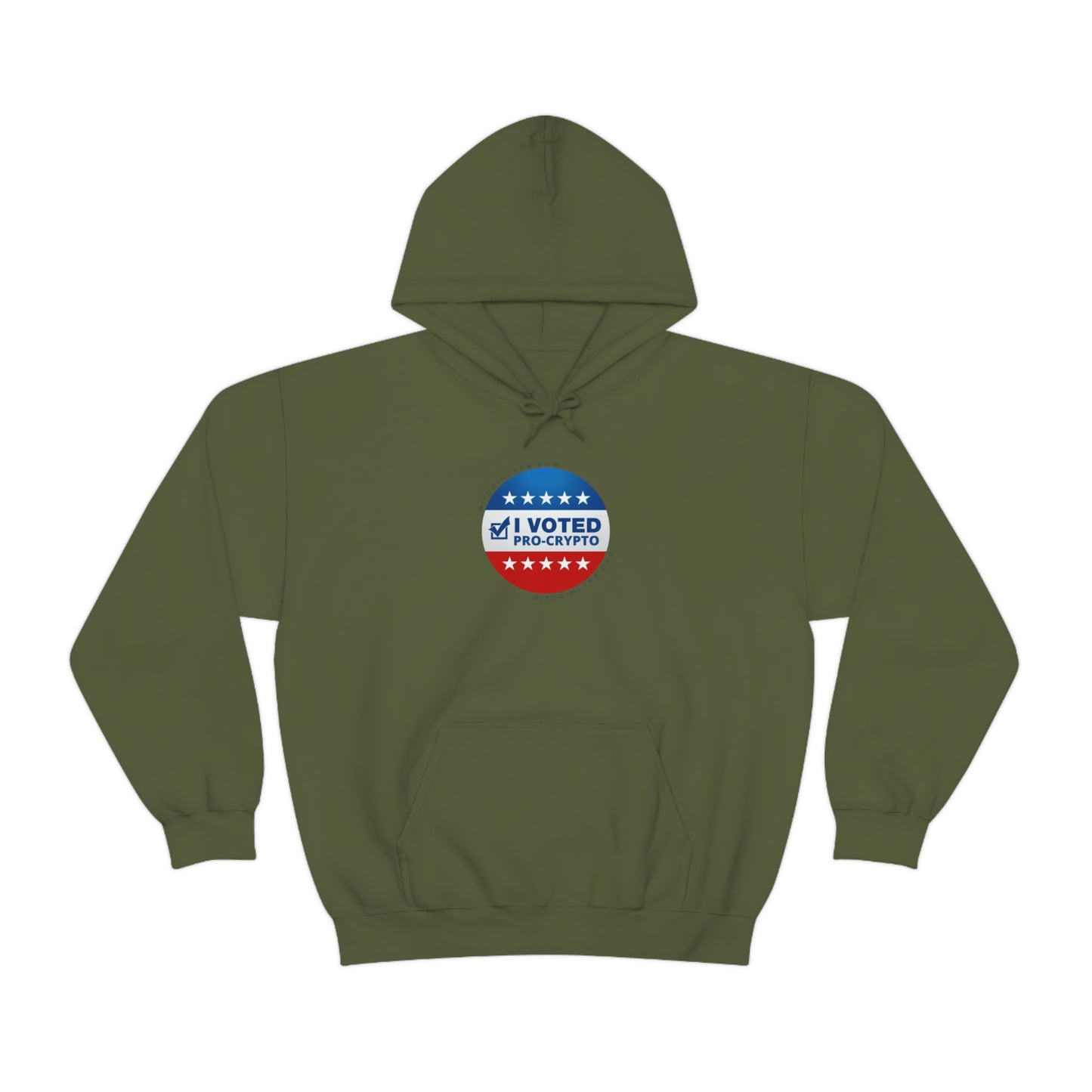 I Voted Pro-Crypto Hooded Sweatshirt