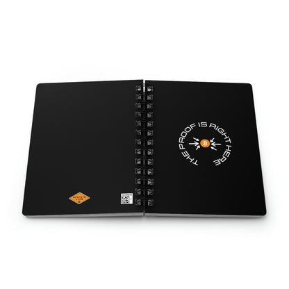 BTC Proof Right Here Spiral Bound Journal #5