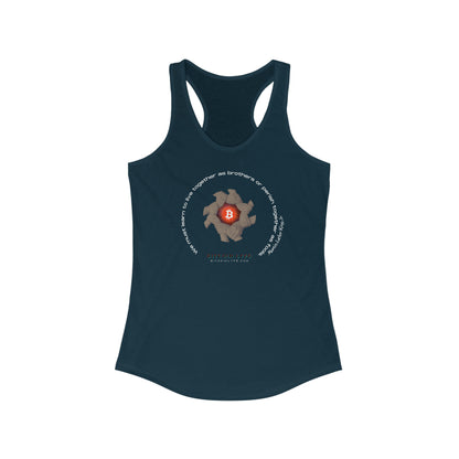 Women's Brothers Orange Pill Racerback Tank