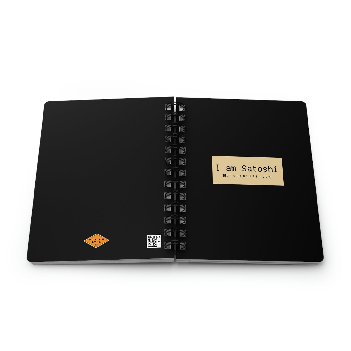 I Am Satoshi Spiral Bound Journal - Five