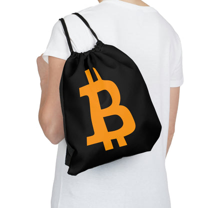 Bitcoin Outdoor Drawstring Bag, BTC3