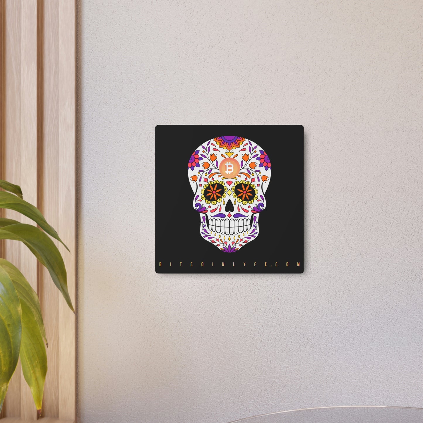 Día de los Muertos Metal Art Sign, Trece