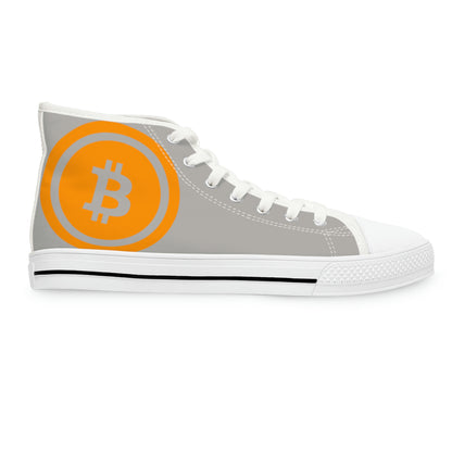 Bitcoin Women's High Top Sneakers, BTC5