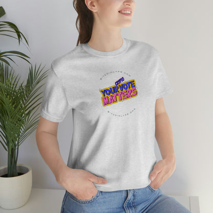 Your Crypto Vote Matters Short Sleeve Tee