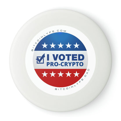 I Voted Pro-Crypto Wham-O Frisbee