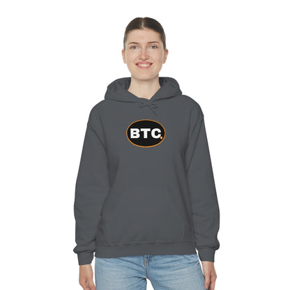 Bitcoin Oval #3 Hoodie, Blackout Version