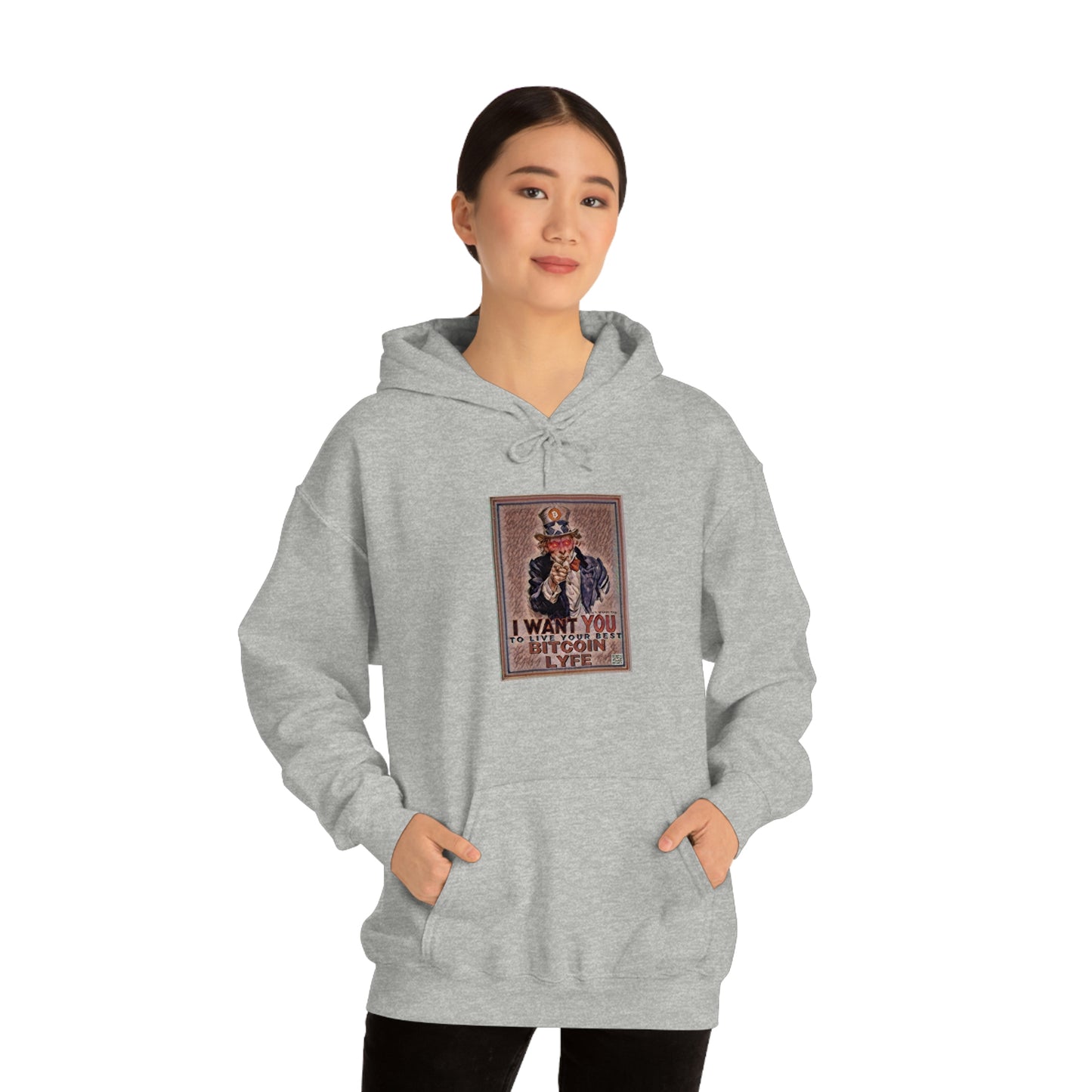 Bitcoin LYFE Uncle Sam Hoodie