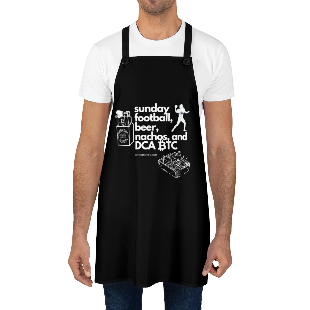 Nachos and DCA BTC Apron