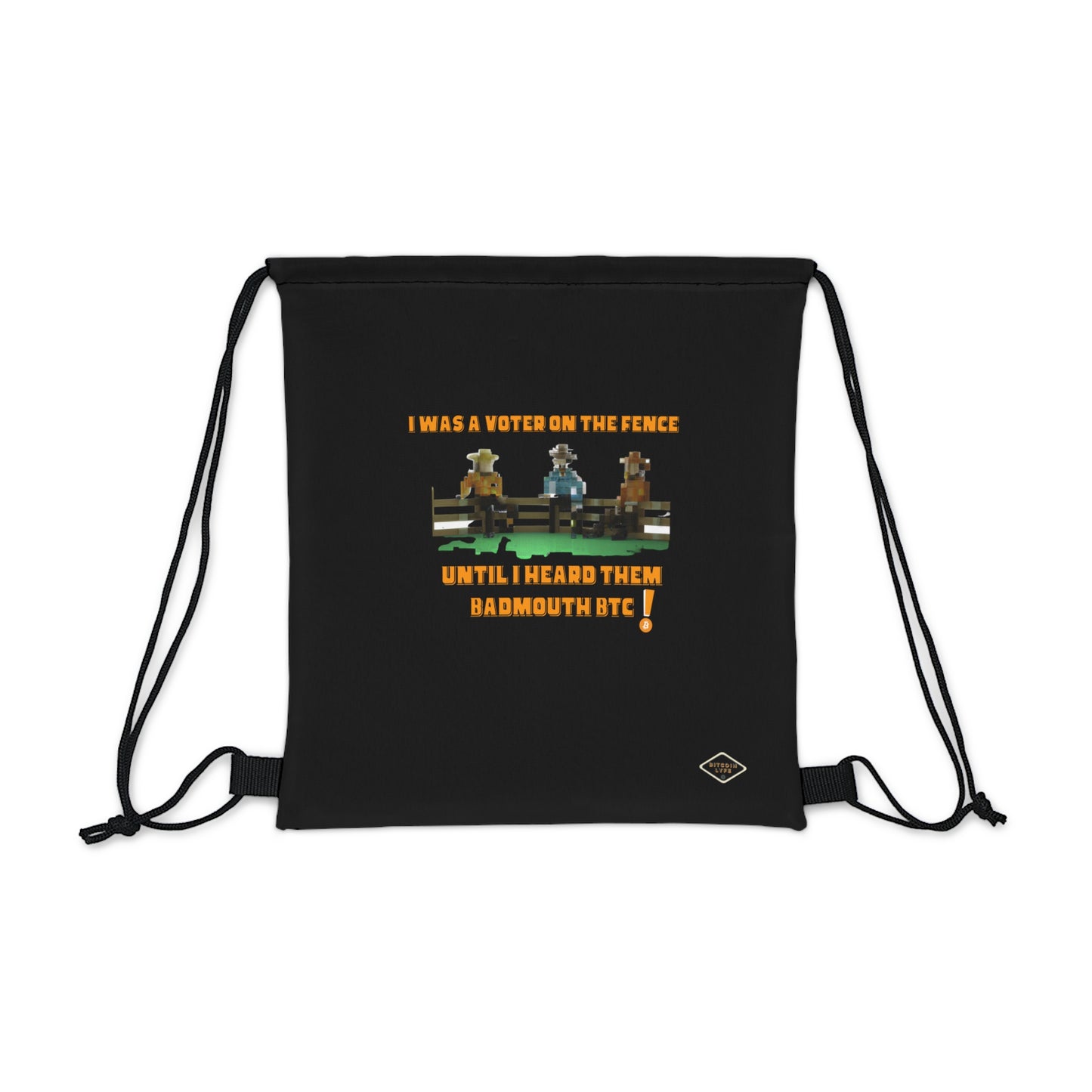 Vote - No Fence Outdoor Drawstring Bag