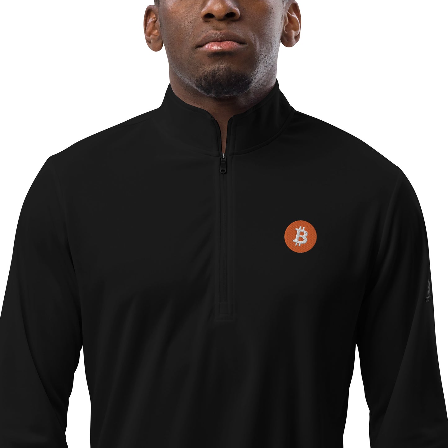 Bitcoin Adidas Quarter Zip Pullover, BTC2