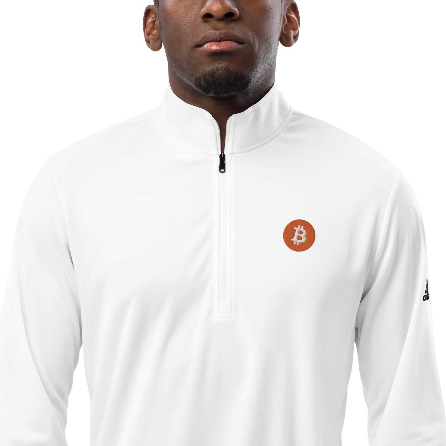 Bitcoin Adidas Quarter Zip Pullover, BTC2