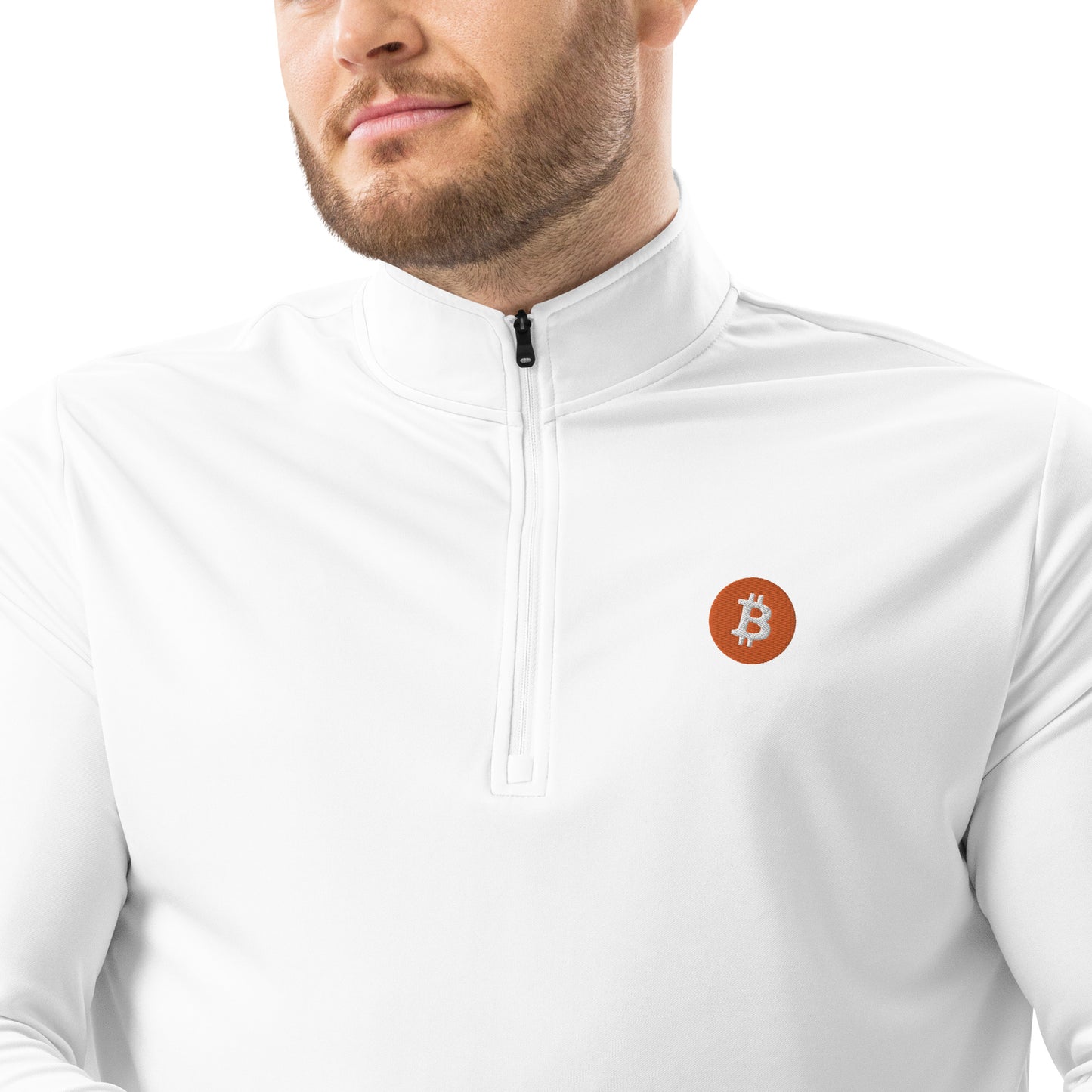 Bitcoin Adidas Quarter Zip Pullover, BTC2