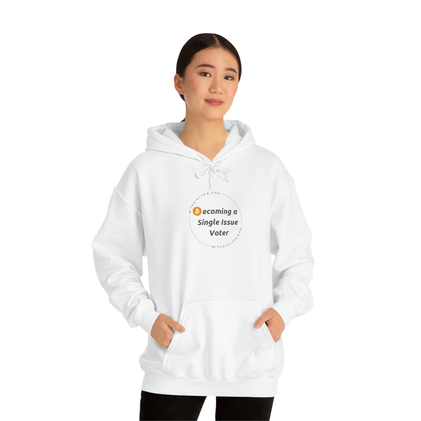 Becoming a Single Issue Voter Hooded Sweatshirt 1