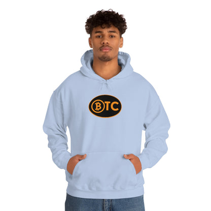 Bitcoin Oval #5 Hoodie, Blackout Version