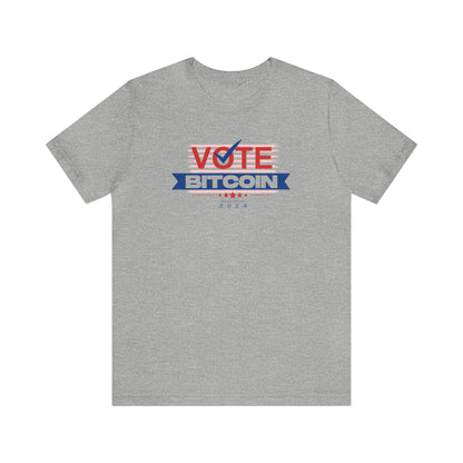 Vote Bitcoin Short Sleeve T-Shirt