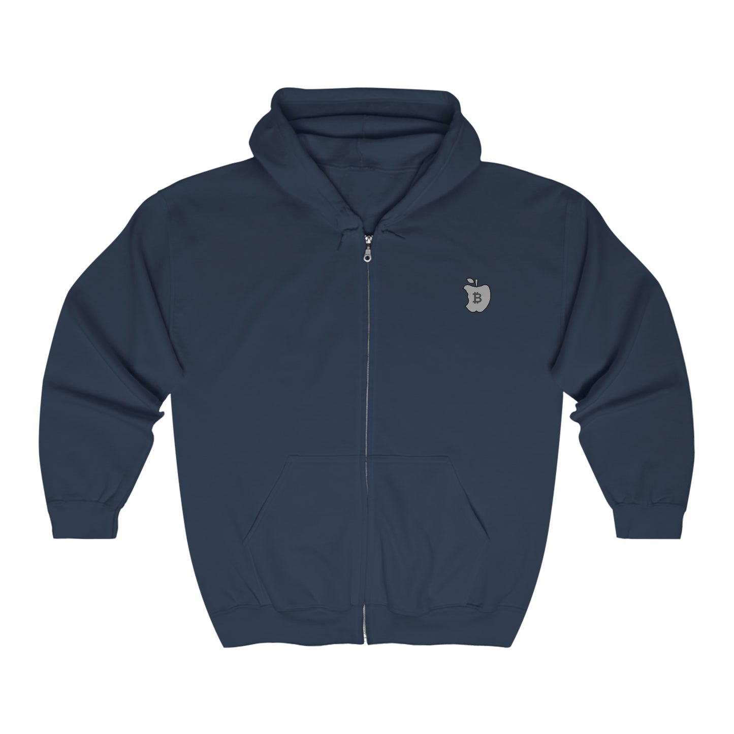 The B Apple Heavy Blend™ Full Zip Hooded Sweatshirt