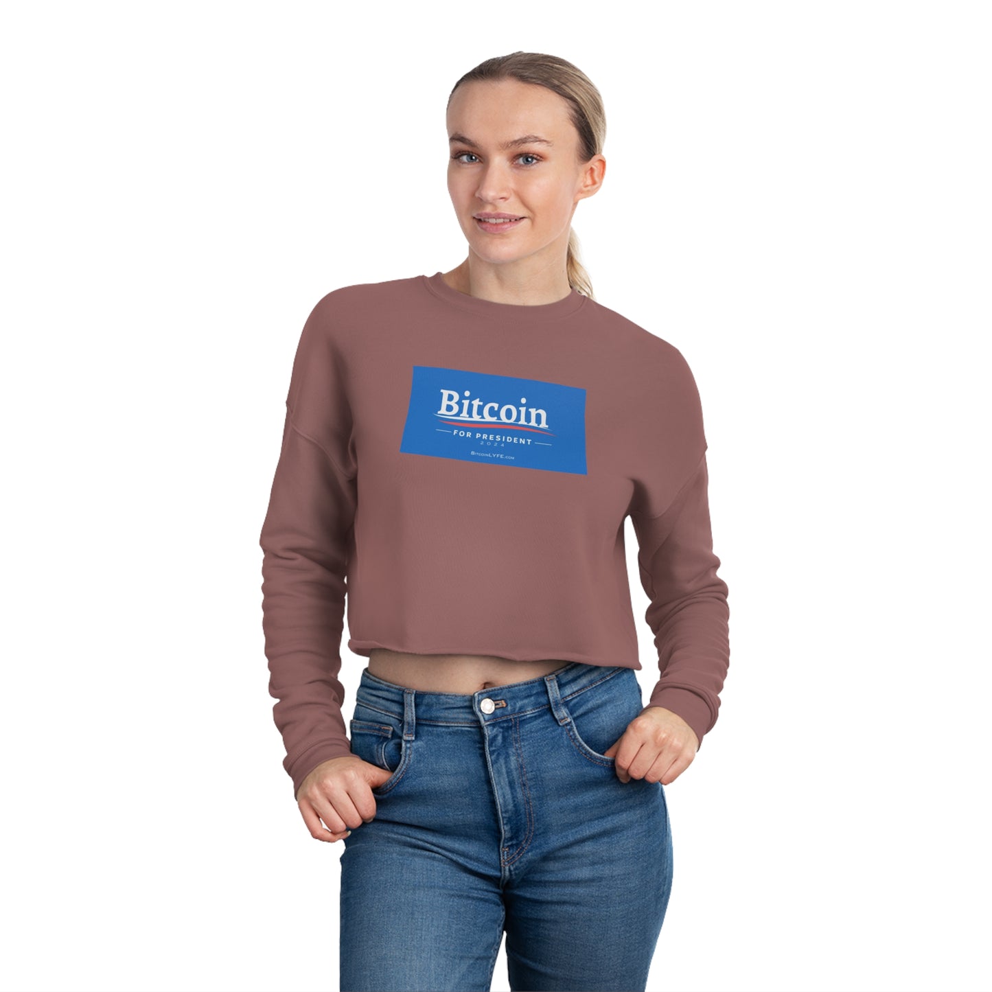 Vote - Bitrnie Women's Cropped Sweatshirt